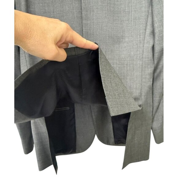 J.Crew Men's Ludlow Tollegno 1900 Italian Wool Blazer Sport Coat Gray Size 38R - Picture 5 of 16